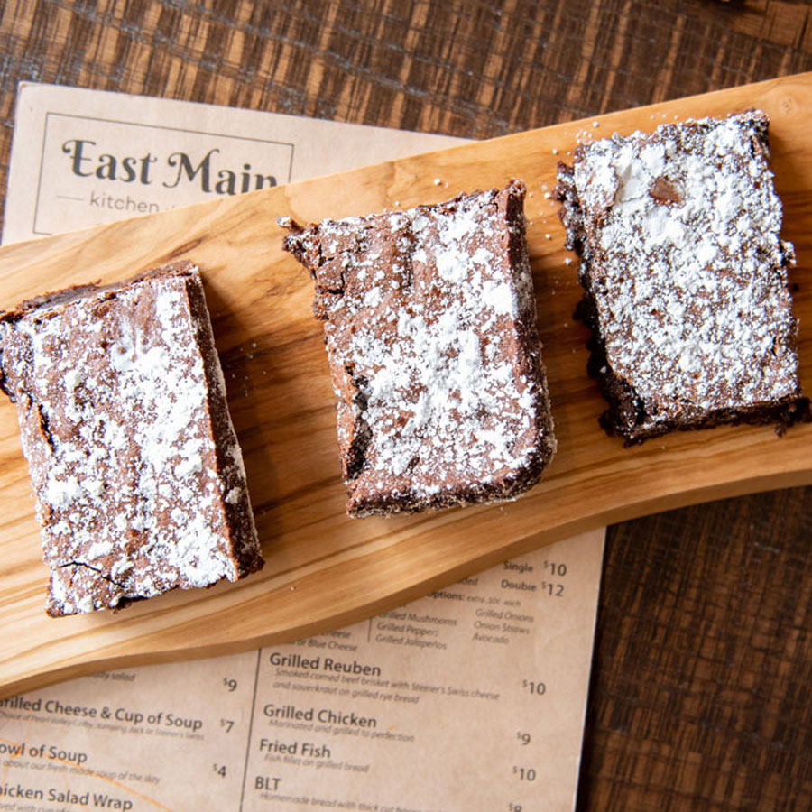 Baked goods from East Main Kitchen + Coffee