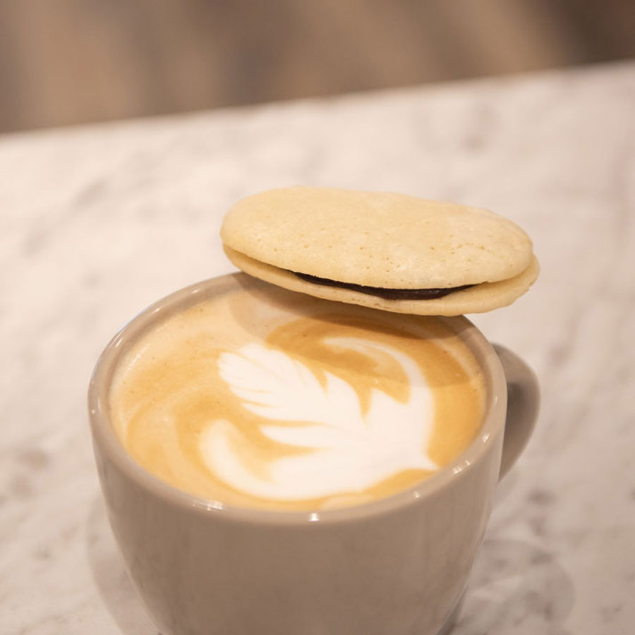 Coffee drinks at East Main Kitchen + Coffee